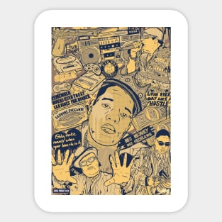 Notorious B.I.G Illustration Sticker